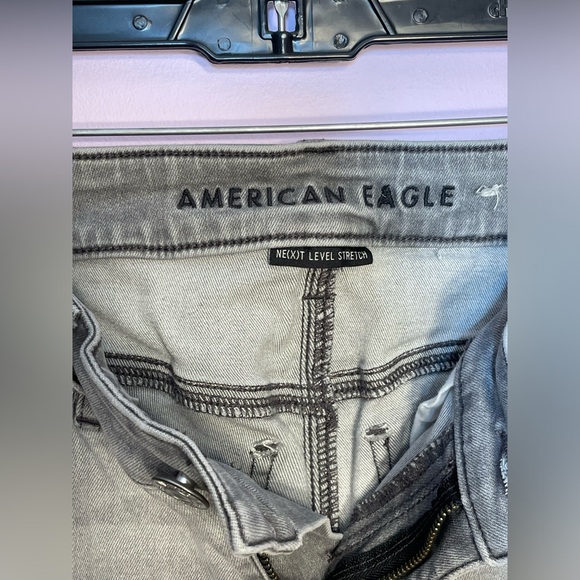 American Eagle Women’s Grey Jegging Size 4 Jeans - Picture 2 of 8